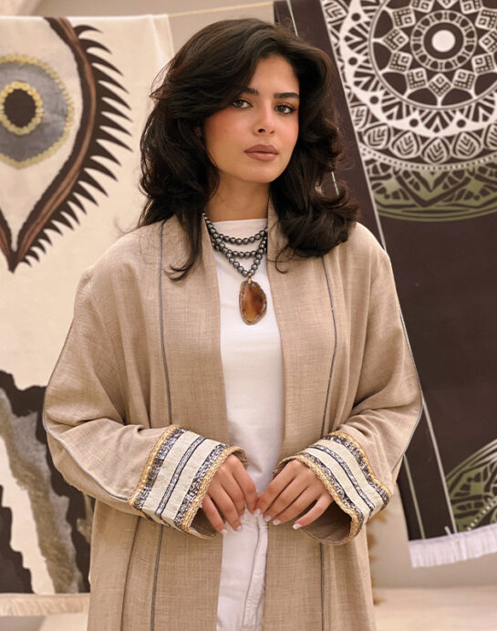 Massari Linen Kaftan