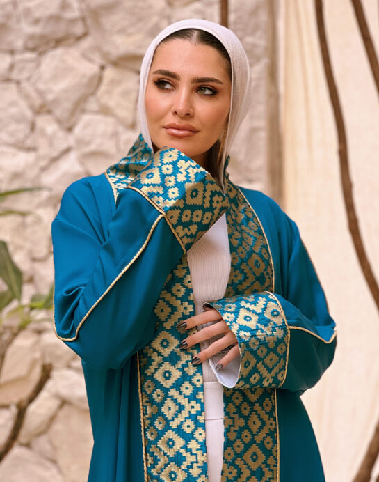 3ARIQA "Turquoise x Gold" Kaftan II