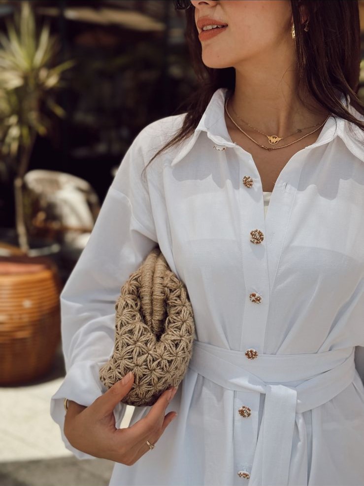 Linen White<br />
Dress Or kimono