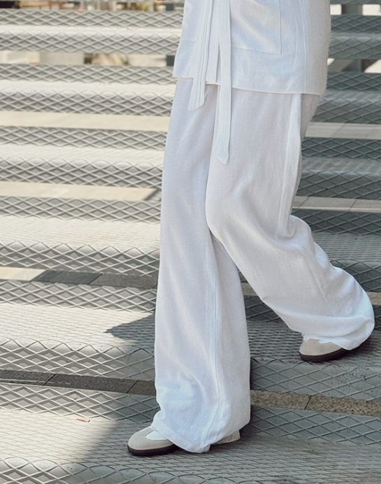 White linen Pants