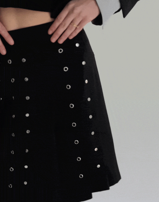 Studded skirt