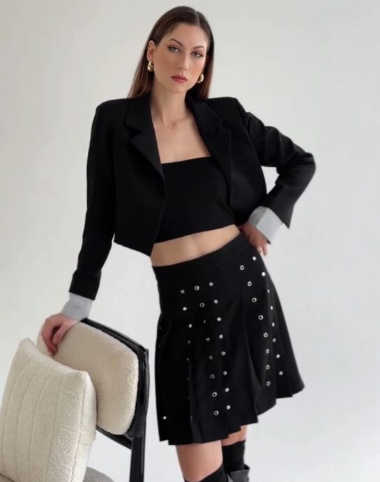 Studded Skirt