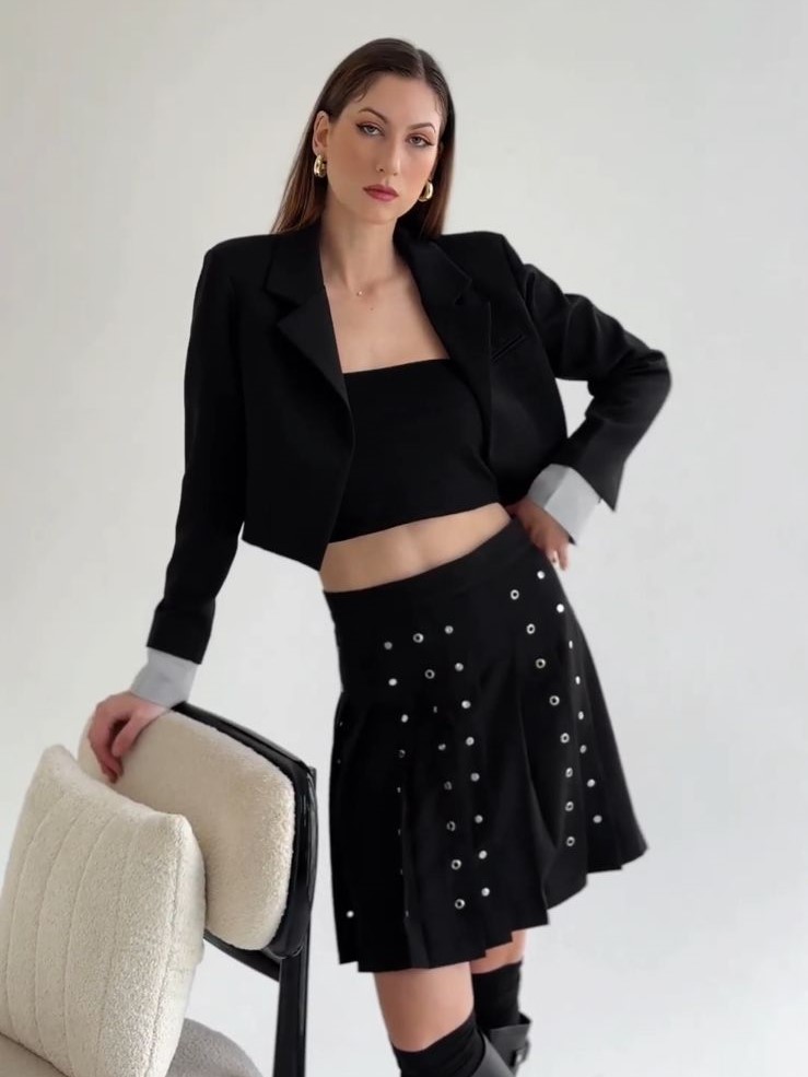 Studded Skirt