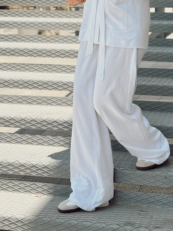 White linen Pants - Image 3