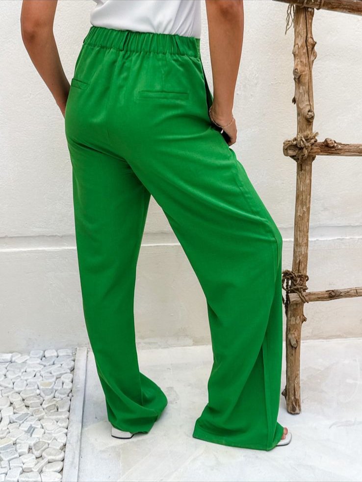 Linen Green pants - Image 4