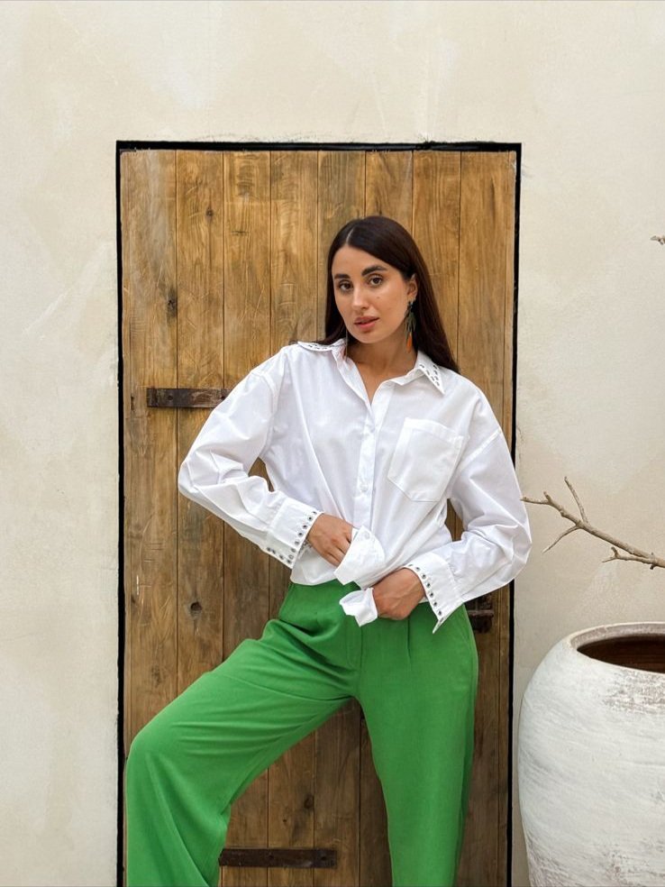 Linen Green pants