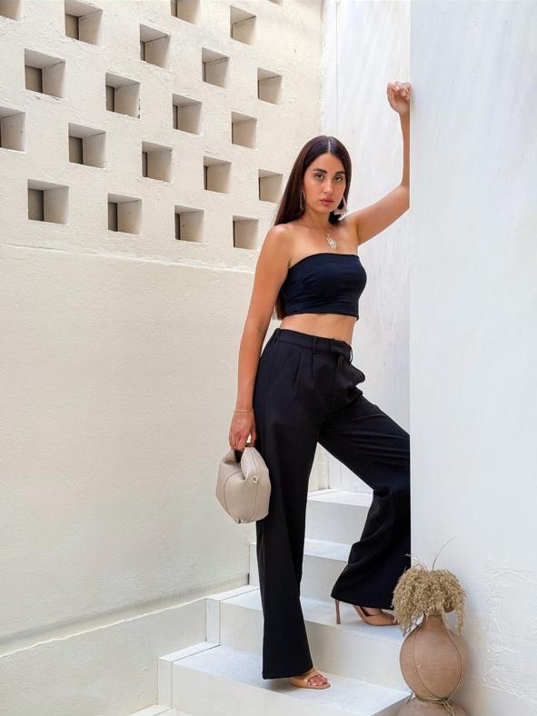 Black Basic Trousers