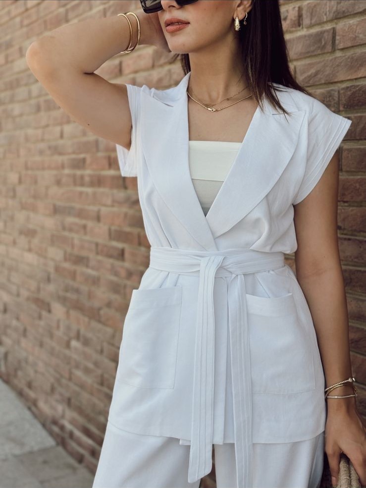 White linen set - Image 2