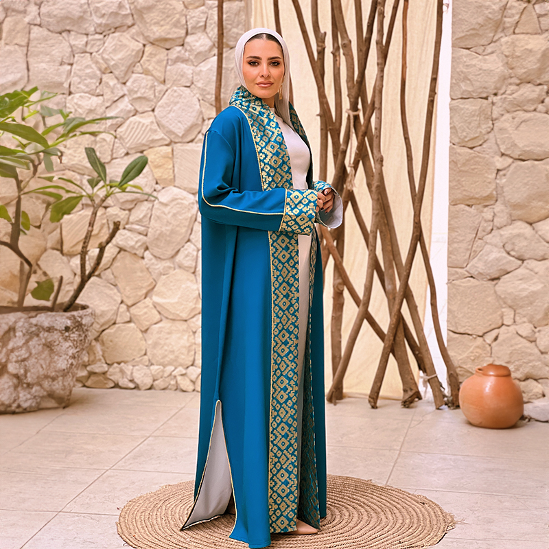 3ARIQA "Turquoise x Gold" Kaftan II