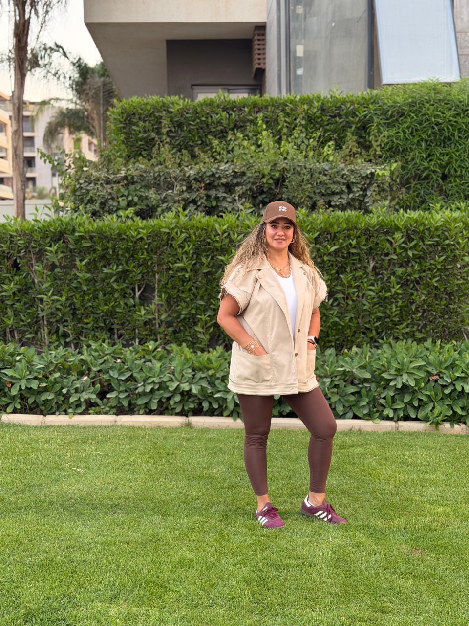 Sand-Gold Gabardine Vest - Image 5
