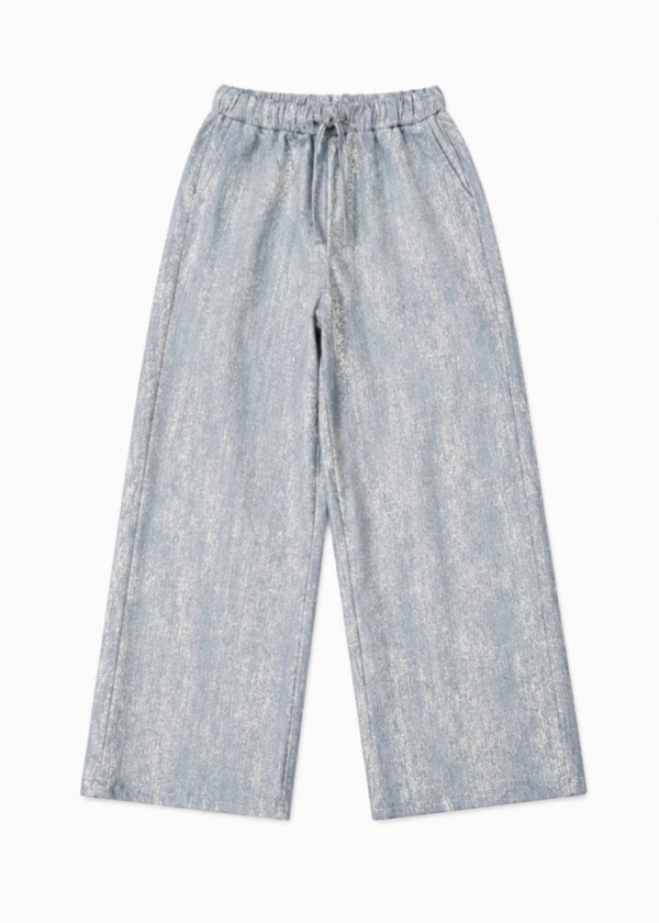Light Fadded Denim Joggers