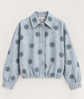 DENIM Embroidered Jacket